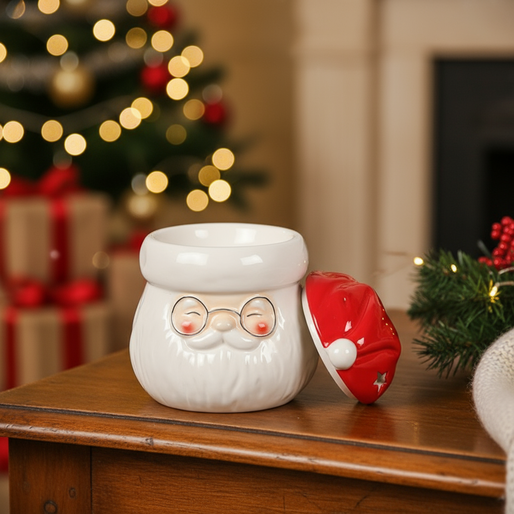 Brûleur Père Noël - vue avec couvercle