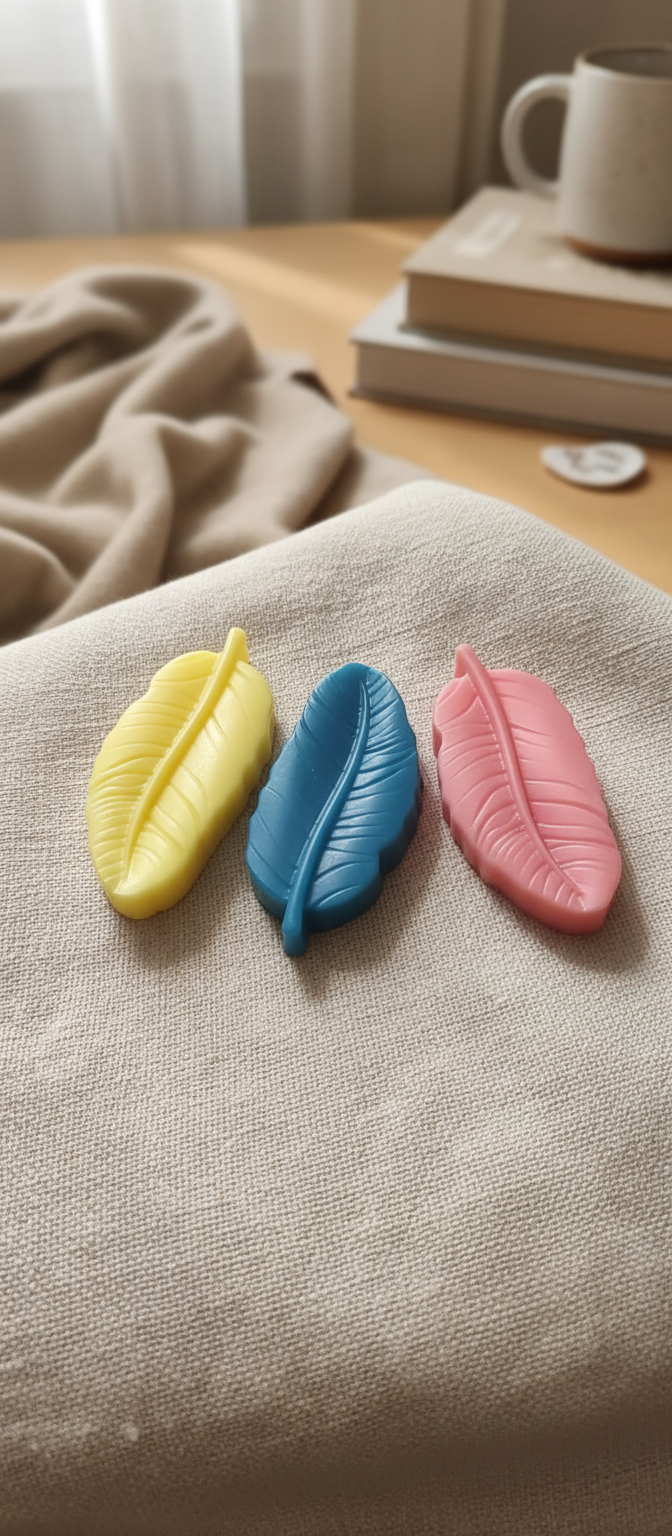 Fondants plumes vue du dessus